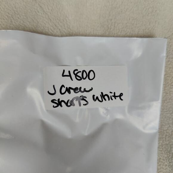 J Crew Crewcuts Shorts Girls‎ 10 White Hot Shorts Pull On Stretch Cotton NWOT - Picture 4 of 4